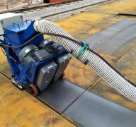 移动式钢板抛丸机