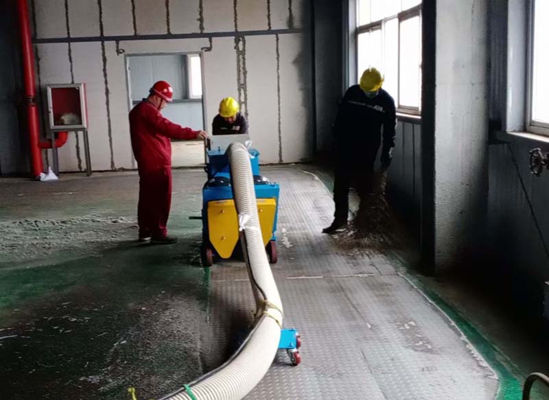 钢板表面涂层清除